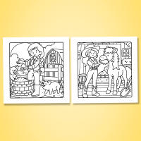 Coloring Book Para Adultos COUNTRY GIRL Con Actividades Diarias Cómodas Para Relajación Libro De Colores Cozy Spaces - details 4