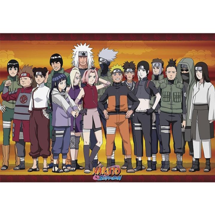 Póster Naruto - Konoha Ninjas 91.5x61 Raíz MERCHAN-STORE Lienzo - Cuadros - Pósters