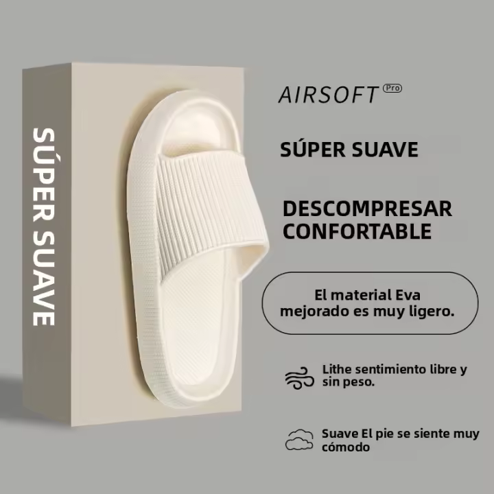 Sandalias De Verano Para Hombres Con Suela Gruesa Antideslizante Cuartas De Baño EVA Para Uso En El Baño Y Exterior - 1