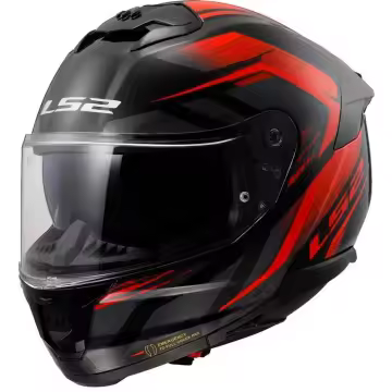 Casco Integral LS2 FF808 Stream II Fury Mate Negro Rojo 22.06 168082132 - 1