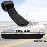 Protector De Parachoques Trasero Universal De Goma Anticolisión Antiarrugas Cubierta De Placa Para Estilo De Coche - details 14