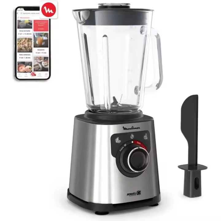 BATIDORA MOULINEX VASO 2L 1200W PERFECT MIX VASO CRISTAL - 1