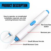 Kit removedor de etiquetas de piel para coche, dispositivo de eliminación de verrugas para cara, cuello y cuerpo, seguro, sin dolor, 2-4mm + 4-8mm - details 1