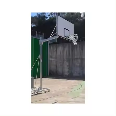 Softee Equipment - Canastas Galvanizadas Baloncesto Deluxe Monotubo Trasladables - 1