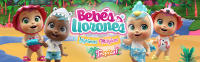 Bebés Llorones Lágrimas Mágicas Tropical Beach Babies Lora | Muñeca Coleccionable Que Llora lágrimas de Verdad con Bañador y 4 Accesorios - Juguete para niñas y niños +3 Años - details 0