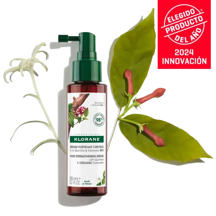 KLORANE SERUM ANTICAIDA CAPILAR conn quinina y edelweis para todo tipo de caída capilar 3 meses en 1 envase - 1