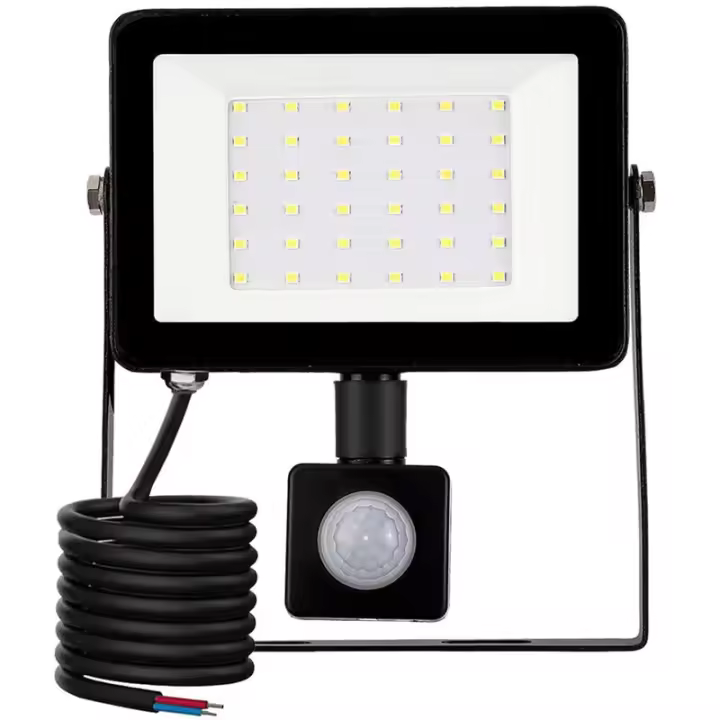 Foco LED para Exteriores con Sensor de Movimiento, Luz Exterior 6500 K, Lámpara de Seguridad IP66 - 1