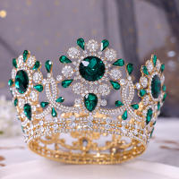 Tiaras Y Coronas De Lujo Para Novia Accesorios De Peluquería De Boda Para Mujeres Adornos De Cabello De Diadema De Concursos - details 4