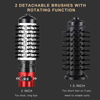 Peine Giratorio Profesional 3-en-1 Secador De Pelo Con Ión Negativo Y Cepillo De Aire Caliente Para Cabello Rizado HBMH ST-208 - details 3