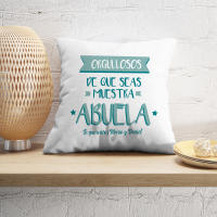 Cojín Personalizado Orgulloso Abuela con Relleno - details 1
