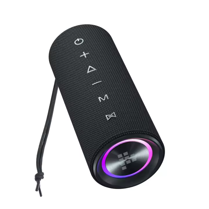 Altavoz Portátil Bluetooth Tronsmart Mirtune C2 con Doble Altavoz, Máximo 30W Graves Potentes, 360°, Resistente al Agua IPX7, Sonido Estéreo, 24 Horas de Tiempo de Reproducción, Caja de Música para Fiestas, Apoya TF, SD - 1