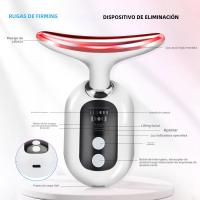 Dispositivo De Terapia Fotónica LED De 3 Colores Para Cuidado De La Piel Rejuvenecimiento Y Acentuación Del Contorno Del Cuello Antiarrugas Y Tensión De La Piel - details 6