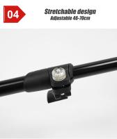 Silla De Camping WESTTUNE Universal Con Soporte De Pies Plegable Y Ajustable Ligera Para Exterior Pesca Playa Senderismo - details 5