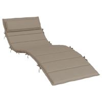 vidaXL Cojín de tumbona de tela Oxford 180x60x3 cm Color Antracita,  Gris,  Crema y mas Cojín Decorativo de Asiento Cojines de muebles de salon - details 4