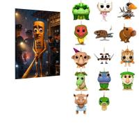 24PCS Figuras De Colección Acrílicas Italianas Brainrot Tung Sahur Llavero Colgante Tralalero Juguete Divertido Para Regalo - details 6