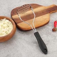 Prensa De Patatas Manual De Acero Inoxidable 430 Molinillo Para Patatas Y Ajo Gadgets De Cocina Herramienta Para Frutas Y Verduras - details 6