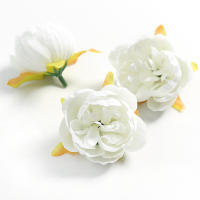 10/20Pcs Flores Artificiales De Peonía Para Decoración De Hogar Bodas Accesorios De Corona De Novia Fiestas DIY Material Seda - details 9
