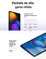 Tableta Xiaomi Pad 7 Versión Global, 8GB+256GB / 12GB+256GB, Snapdragon®  7+ Gen 3, Pantalla 11,2" crystal-clear de 3,2 K y 144 Hz, Gran batería 8850 mAh con Carga turbo 45W, Compatible con Dolby Vision® y Dolby Atmos®, Xiaomi HyperAI, Xiaomi HyperOS 2 - details 2