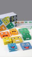 Juguetes Educativos Para Niños Bloques De Cambio De Emoción Expresiones Rompecabezas Juegos De Cubo Aprendizaje - details 8