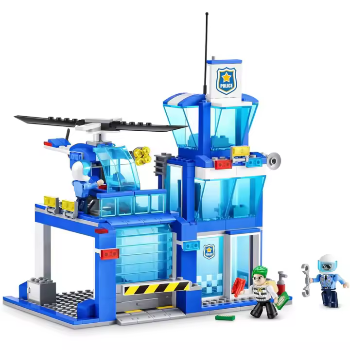 Construccion Estación de Policia Max Build 321 piezas (Zuru 83163) - 1