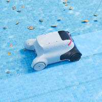 Kit de Maestro de Genkinno P2 Robot Pool Vacuum, Potencia de Succión de 2500GPH, Tiempo de Funcionamiento de 120 Minutos, con Gran Capacidad de Cesta, App OTA y Control Remoto, Tecnología AdaptiveSuc, para Hasta 100㎡/1000 pies cuadrados, Gris - Enchufe - details 9