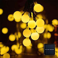 1Pack Luces De Cadena Solar Para Jardín Globos De Navidad Impermeables 8 Modos Decoración De Bodas Y Navidad Al Aire Libre - details 8