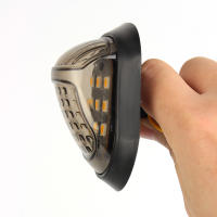 Par De Señales De Giro Para Motocicleta 12V Con 9 LEDs Luz Amarilla Indicadores De Señalización Con Interruptor Piranha - details 8