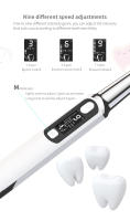 Kit de Limpieza de Dientes de Perro，escarificador ultrasónico, eliminador de cálculo Dental, limpiador de dientes eléctrico sónico, eliminación de piedras dentales - details 8
