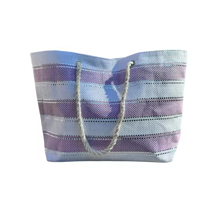 Rainbow Bolsa de Playa 55x36 cm a Rayas con cierre magnético - 1