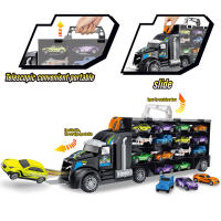 Coche De Modelos Para Niños Camión De Ingeniería Autobús De Garaje Caja De Contenedores Juguete De Almacenamiento Para Niño Regalo De Año Nuevo Y Navidad - details 0