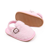 Zapatos De Bebé De Algodón Suave Y Plush Para Invierno Y Otoño Comodidad Para Prewalking 0-18 Meses Niño O Niña Fashion Antideslizantes - details 4