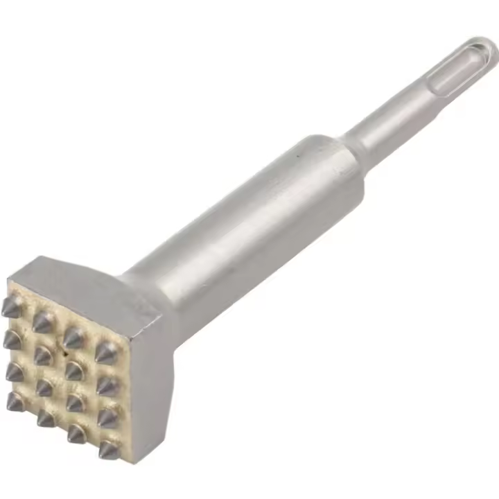 BIT Perforadora - Cincel Martillo eléctrico Broca de cincel para rugosidad superficial Martillo de percusión Herramienta de cincel para pared Hormigón Baldosas de cerámica, Plata - 1
