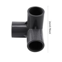 Conector en T de plástico PVC para manguera de jardín, junta de 3 vías, adaptador de tubería de riego, herramientas de piezas de tubo, 16 piezas, 20mm - details 6