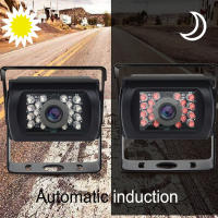 Cámara De Visión Trasera Para Coche Con Monitor De 7" LCD Color HD Para Estacionamiento De Camiones/Remolques Conector 4-Pines - details 7