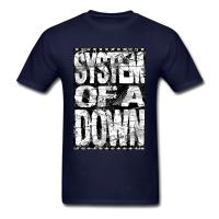 Camiseta De Hombre SYSTEM of a down 2018 Estampado De Letras Vintage Punk Manga Corta Colores Negro Y Blanco Top Tees Streetwear - details 5