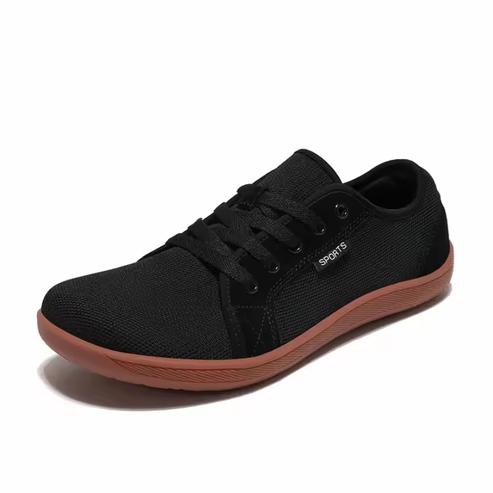 Zapatillas Minimalistas HOBIBEAR Para Hombres | Cero Plataforma | Ancho Comodidad Casual Transpirables De Malla Y Tela - 1