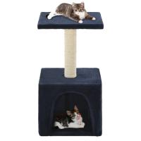 vidaXL Rascador Gatos con Poste de Sisal 55cm Accesorios Mascotas Color Azul oscuro,  Beige,  Gris y mas - details 0