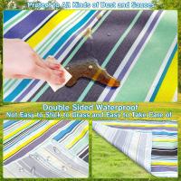 Manta de picnic impermeable de 150x180 cm, Tapete de picnic portátil, Tapete de picnic plegable, adecuado para Fiestas de picnics, campamentos, Viajes al Aire Libre, Playa - details 0