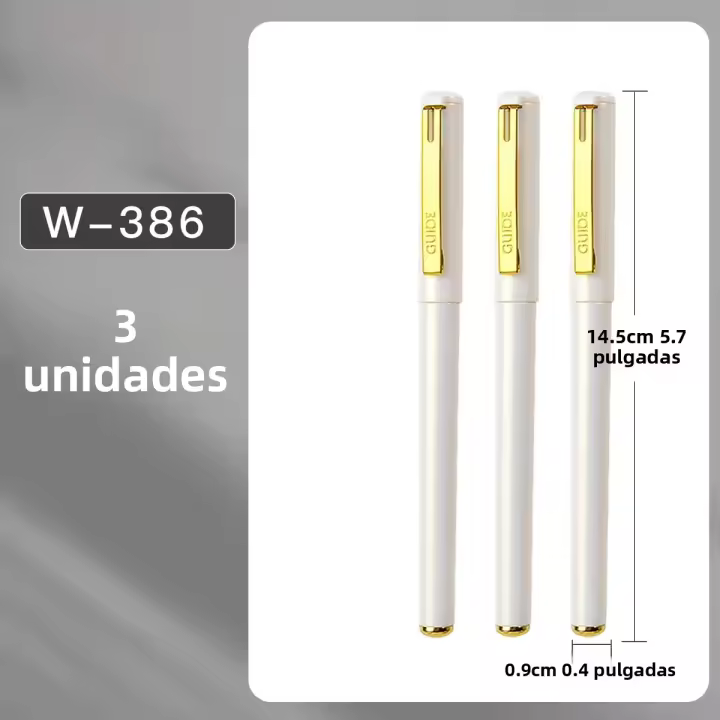3/6/12PCS De Bolígrafos De Gel Avanzados De Tamaño 0.7mm Para Escritura Suave Y Colorida Bolígrafos Duros Para Caligrafía Suministros De Escuela Y Oficina - 1