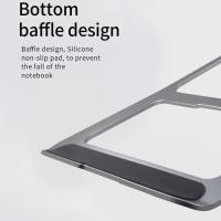 Soporte metal plegable de mesa, soporte ajustable de aluminio para ordenador portátil y tableta, soporte portátil para viaje y trabajo, disipación de calor - details 4