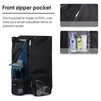 Bolsa De Natación Con Bolsillo Húmedo Y Cordón De Sujeción Multifuncional Para Playa Gimnasio Y Equipo De Ejercicio - details 3