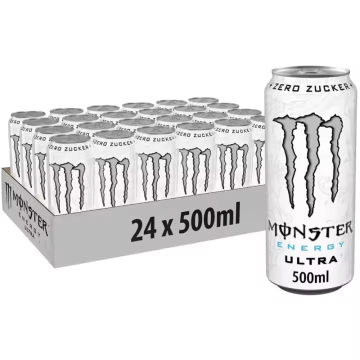 BEBIDA ENERGETICA MONSTER WHITE ULTRA 500ML - PACK 24 - 1