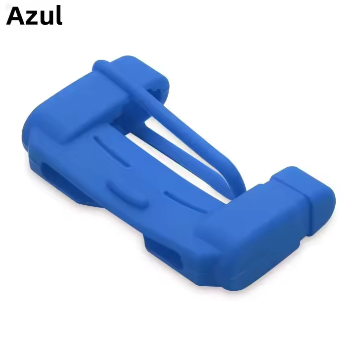  Protector De Hebilla De Cinturón De Seguridad Para Coche Universal Cubierta Antisuciedad De Silicona Accesorios De Seguridad Para Interior Del Vehículo - 1
