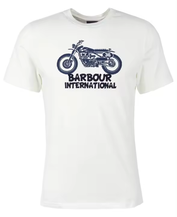 Barbour International Method T-Shirt Whisper White - 1