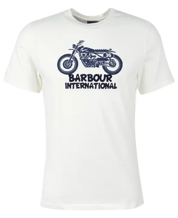 Barbour International Method T-Shirt Whisper White - 1