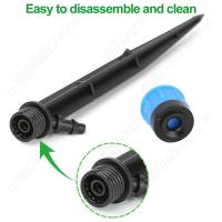 Emisores De Rociador Ajustable Para Riego Jardín 360° Flujo De Agua Para Tubo De 4/7mm Nozzle De Rociador Para Plantas - details 10