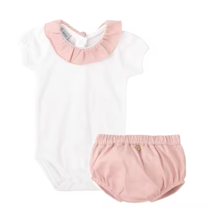 Conjunto de body y cubrepañal babidu empolvado encanto - 1