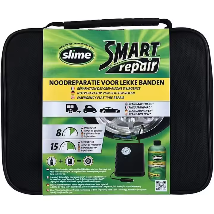 Krafft Kit de Reparación de Neumáticos Slime Smart Repair™ para Automóviles 473ml - 1