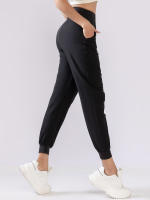 Pantalones De Yoga Para Mujer Cómodos Y Transpirables De Secado Rápido Con Bolsillos Ajustados Para Running Y Fitness Pantalones Largos De Pierna Regular - details 3