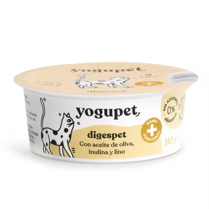 YoguPet Yogur Digespet Pasteurizado para Gatos (4 unidades x 110 gr) - 1